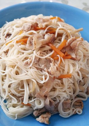 簡単!きんぴら風のそうめんチャンプルー-レシピのメイン写真