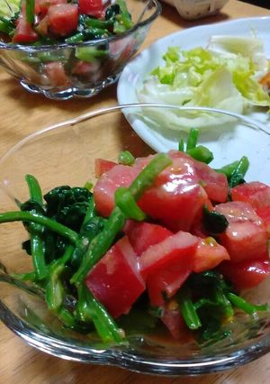 ほうれん草のサラダ-レシピのメイン写真