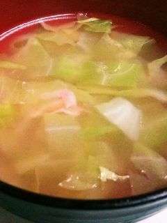★桜エビと春キャベツのスープ★-レシピのメイン写真