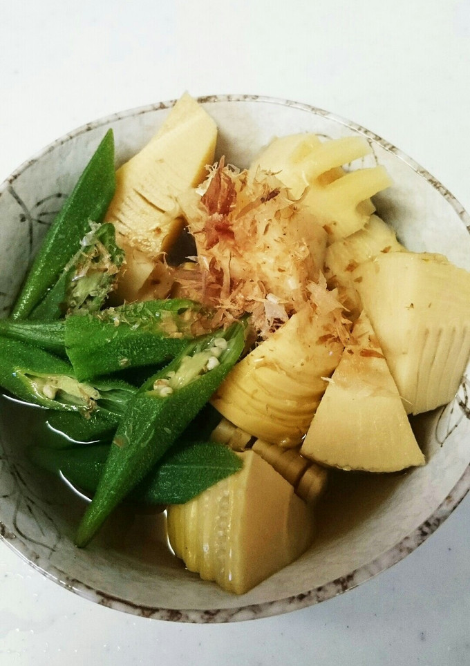 新筍とオクラの煮物-レシピのメイン写真