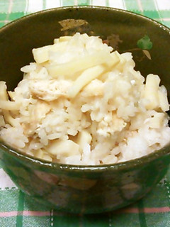 塩糀でつくるタケノコご飯-レシピのメイン写真