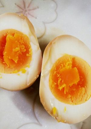 ラカントで！味付け材料3つの簡単な味卵♪-レシピのメイン写真