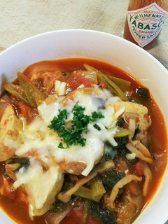 野菜たっぷり☆かんたん鶏肉トマト煮込み-レシピのメイン写真