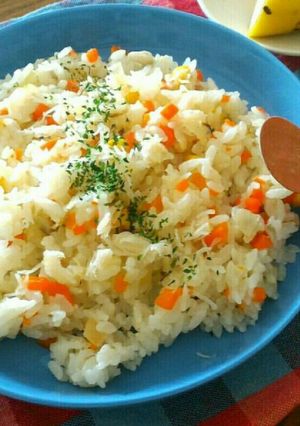 離乳食完了期　炊飯器でホタテのピラフ-レシピのメイン写真