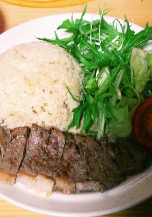 圧力鍋で、醤油ガーリックライス♪-レシピのメイン写真