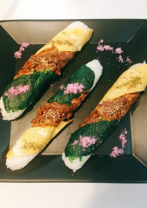 ☆春を感じる～オープンスティクおにぎり☆-レシピのメイン写真