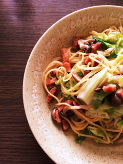 キャベツとベーコンの和風バター醤油パスタ-レシピのメイン写真