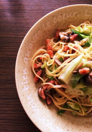 キャベツとベーコンの和風バター醤油パスタ-レシピのメイン写真