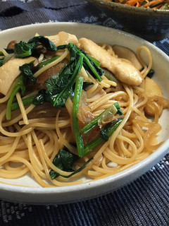 鶏とほうれん草の和風スパゲティ-レシピのメイン写真