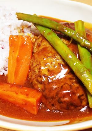 肉汁ジュワ〜煮込みハンバーグ☆-レシピのメイン写真