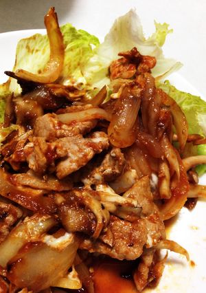 ピザソースの炒め焼き-レシピのメイン写真