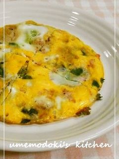 三つ葉と小エビの卵とじ-レシピのメイン写真