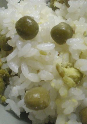 忙しくてもたくさん食べたい豆ごはん-レシピのメイン写真