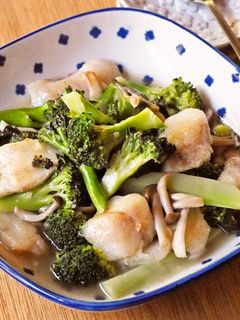 簡単中華✿鱈とブロッコリーの旨塩炒め-レシピのメイン写真