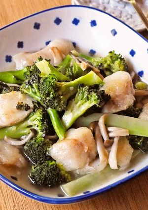 簡単中華✿鱈とブロッコリーの旨塩炒め-レシピのメイン写真