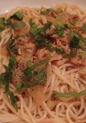 すぐできる♪ツナとタマネギのパスタ-レシピのメイン写真