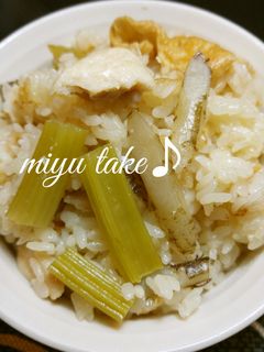 若ごぼうの炊き込みご飯♪-レシピのメイン写真