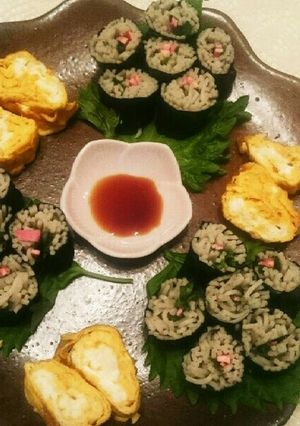 そば巻き寿司-レシピのメイン写真