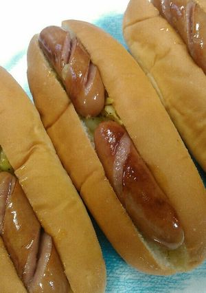 簡単☆ホットドッグ　カレー風味のキャベツ-レシピのメイン写真