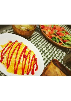 簡単！巻かないオムライス♡-レシピのメイン写真