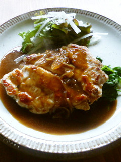 鶏とほうれん草のソテー☆カレーソース♪-レシピのメイン写真