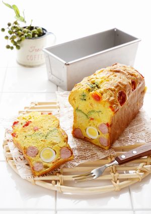 ケークサレ・カレー-レシピのメイン写真