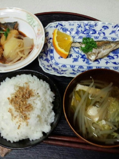 血管プラークダイエット食726(和定食)-レシピのメイン写真