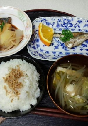 血管プラークダイエット食726（和定食）-レシピのメイン写真