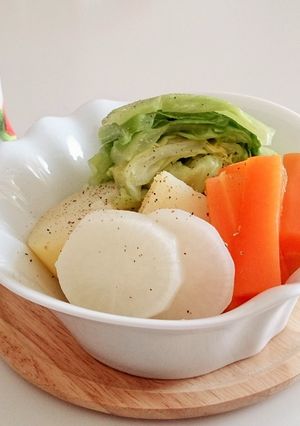 蒸し野菜の温かいサラダ-レシピのメイン写真