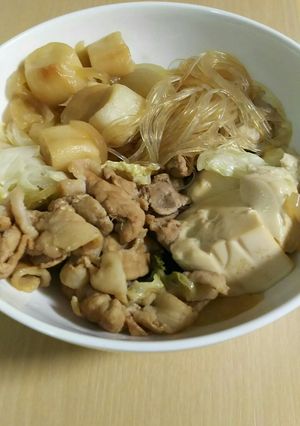 すき焼きのタレで！豚肉のすき焼き風-レシピのメイン写真