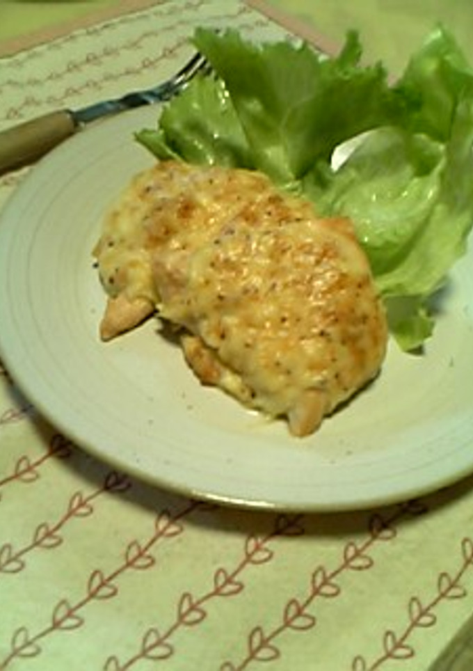 ﾁｷﾝの山芋とろとろｿｰｽ焼き-レシピのメイン写真
