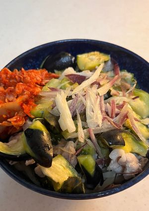ゴーヤ豚冷やしうどん-レシピのメイン写真