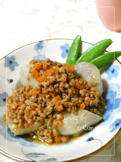 里芋の煮っ転がし☆ひき肉あんかけ♪-レシピのメイン写真