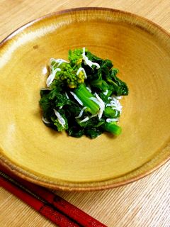 白菜菜花としらすのお浸し-レシピのメイン写真