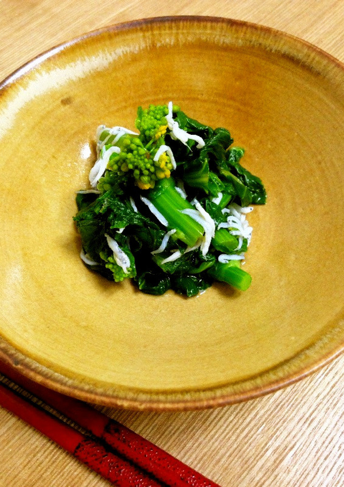白菜菜花としらすのお浸し-レシピのメイン写真