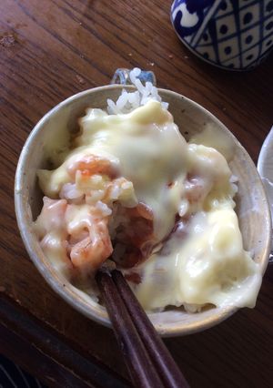 レンジで簡単☆チーズ、ケチャップご飯-レシピのメイン写真