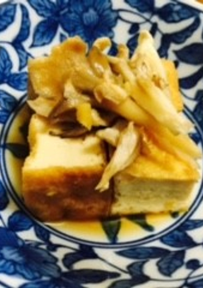 酢しょうが使い☆厚揚げときのこの簡単煮-レシピのメイン写真