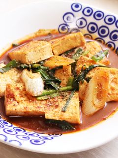 ご飯が進む!豆腐と野菜のコチュジャン炒め-レシピのメイン写真