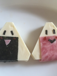 6Pチーズのオニギリ夫婦-レシピのメイン写真