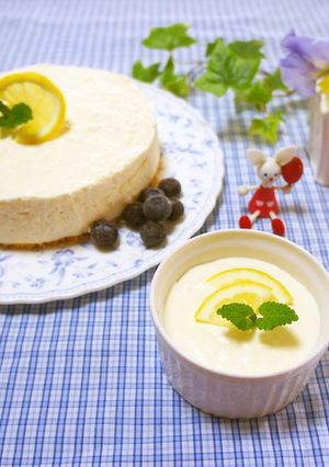 定番のレアチーズケーキ-レシピのメイン写真