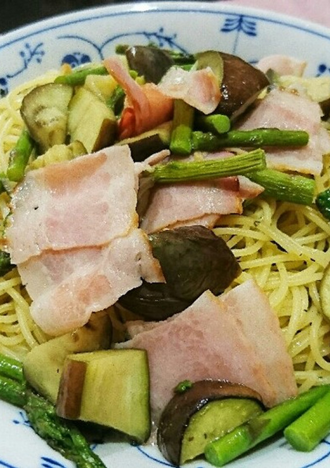 出汁とお茶漬け!簡単和風パスタ♪-レシピのメイン写真