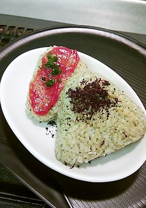 ジェノベーゼおにぎり-レシピのメイン写真