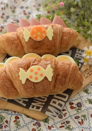 【キャラ弁】キャンディのサンドイッチ-レシピのメイン写真