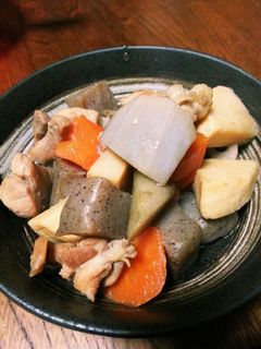 鶏肉と根菜の煮物-レシピのメイン写真