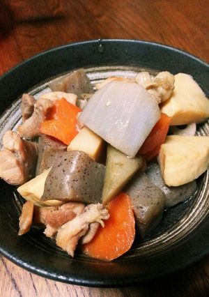 鶏肉と根菜の煮物-レシピのメイン写真