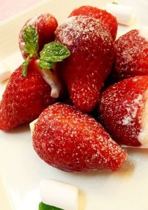 いちごマシュマロシャーベット-レシピのメイン写真