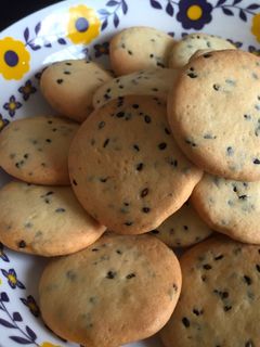 さくさく黒ごまクッキー-レシピのメイン写真
