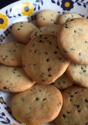 さくさく黒ごまクッキー-レシピのメイン写真