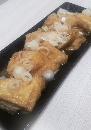 厚揚げのニンニク醤油煮-レシピのメイン写真