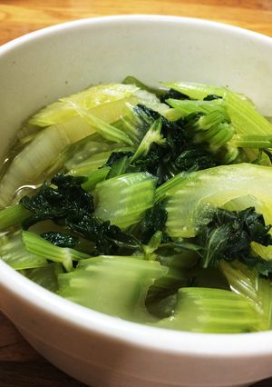 白だしで煮るだけ簡単☆セロリの煮物♪-レシピのメイン写真